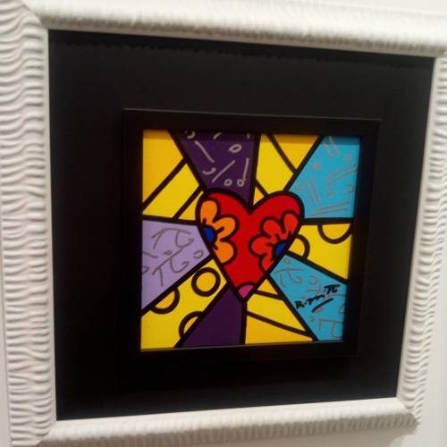 Romero Britto | Artista Neo Pop Cubista | Quadro