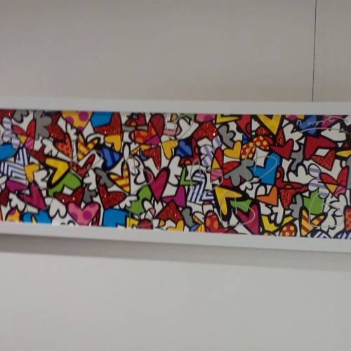 Quadro panoramico Pop Art di Romero Britto